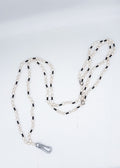 Pearl Black Spinel Phone Charm