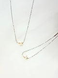 "Wander" Rice Pearl Set (Necklace + Bracelet)