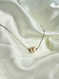 『Free-Spirited Pearl』Natural Pearl 925 Sterling Silver Plated Necklace