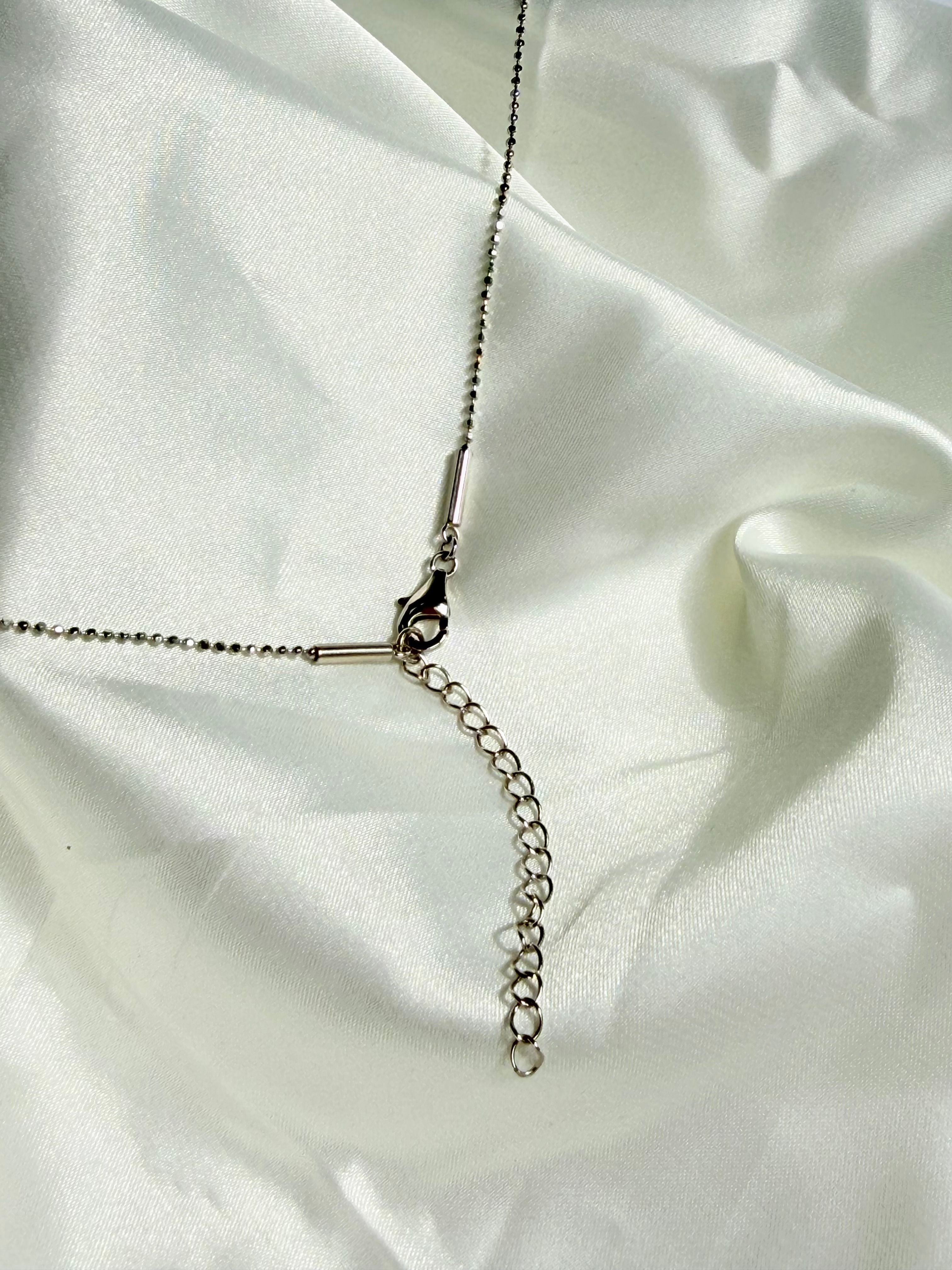 『Free-Spirited Pearl』Natural Pearl 925 Sterling Silver Plated Necklace