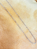 925 Sterling Silver Versatile Plated Necklace (40+4cm Extension Chain)