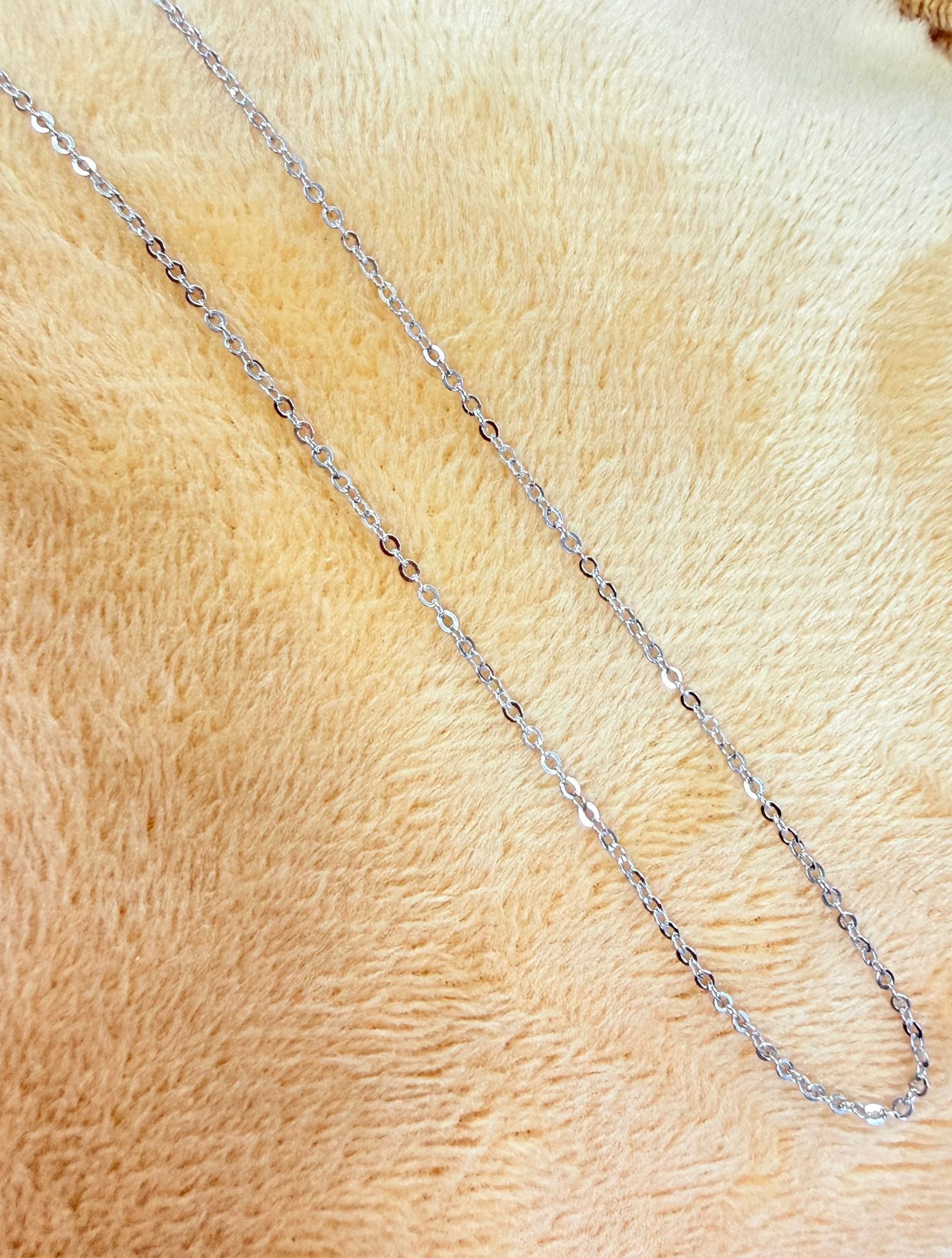 925 Sterling Silver Versatile Plated Necklace (40+4cm Extension Chain)