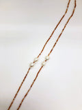 Red Agate and Pearl Necklace