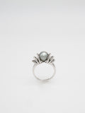 Croissant Tahitian Pearl Open Ring