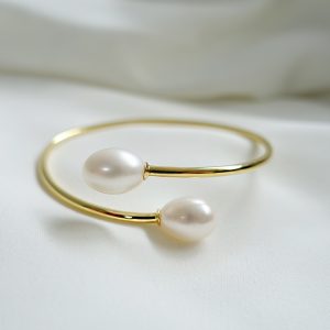 Double Fresh Water Pearl Cuff