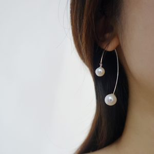 Italian Hook Fresh Water Pearl Earrings
