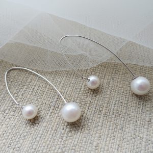 Italian Hook Fresh Water Pearl Earrings