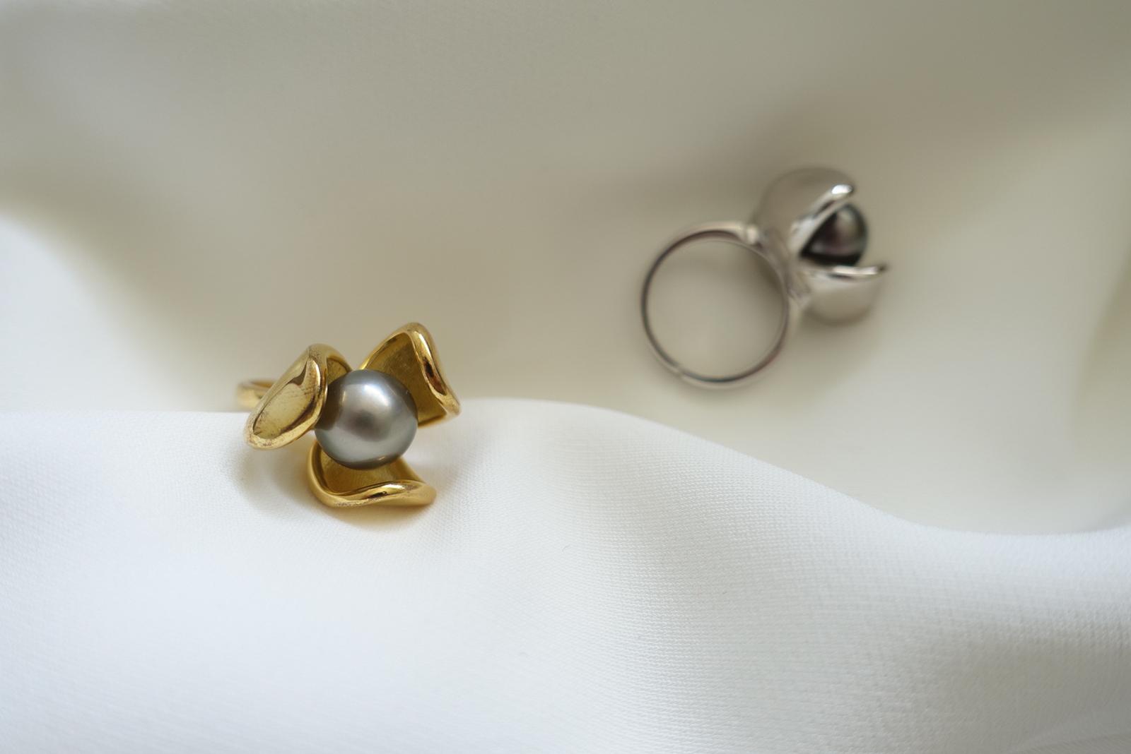 WhatsApp Image 2023-05-15 at 10.33.00 AM (4) Elegant Flower Tahitian Pearl Adjustable Open Ring