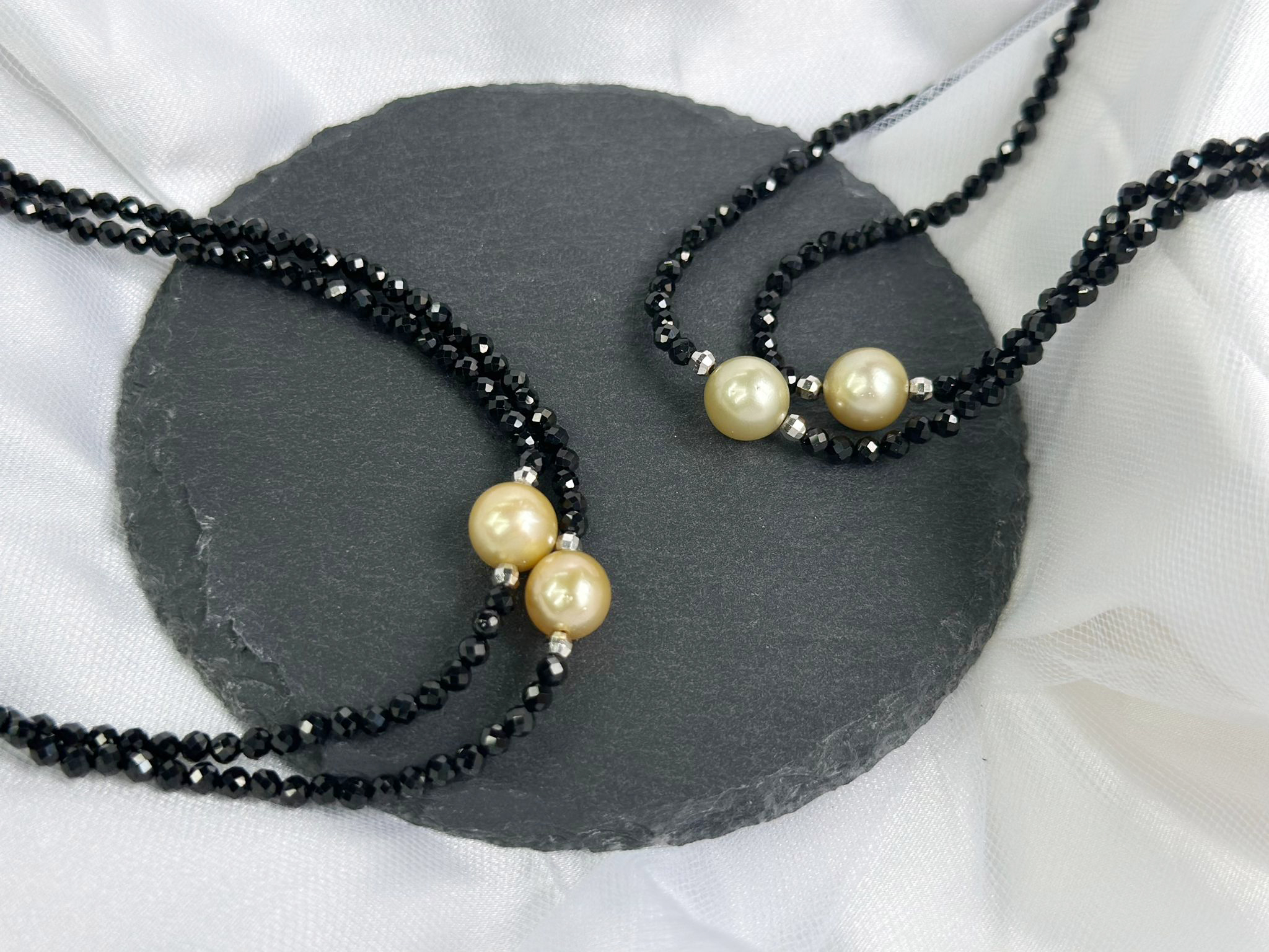 WhatsApp Image 2023-05-18 at 2.00.58 PM White Pearl with Garnet Stone Lariat Bead Necklaces